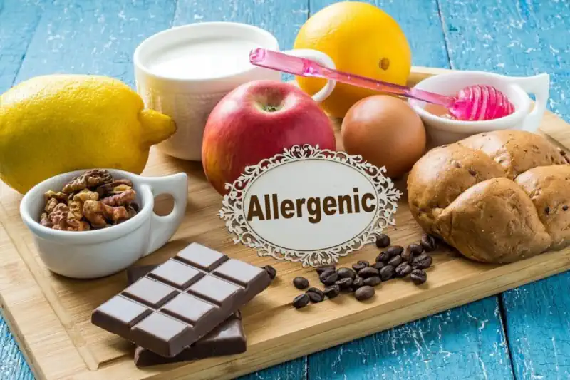 Foods that may cause allergies
